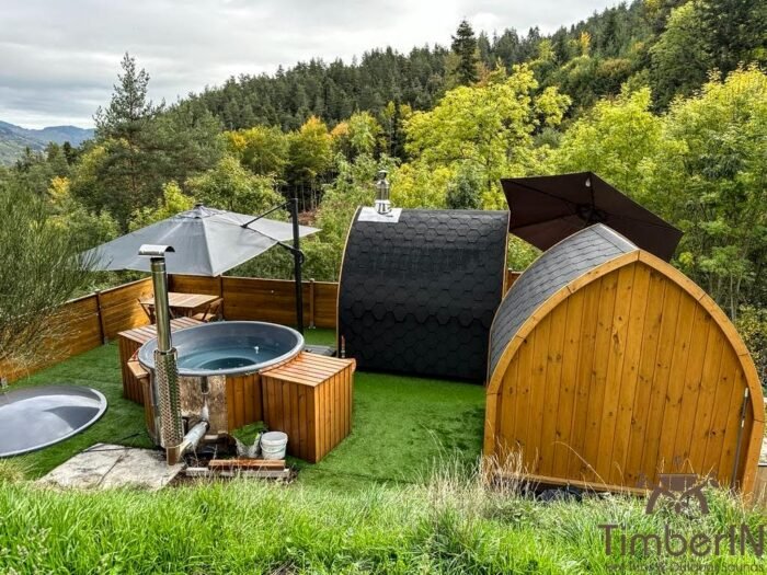 Sauna TimberIN — projet de Didier à Rochepaule, France