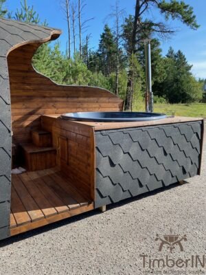 Sauna Igloo 2 En 1 Avec Spa En Fibre De Verre (2)