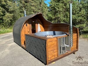 Sauna Igloo 2 En 1 Avec Spa En Fibre De Verre (5)