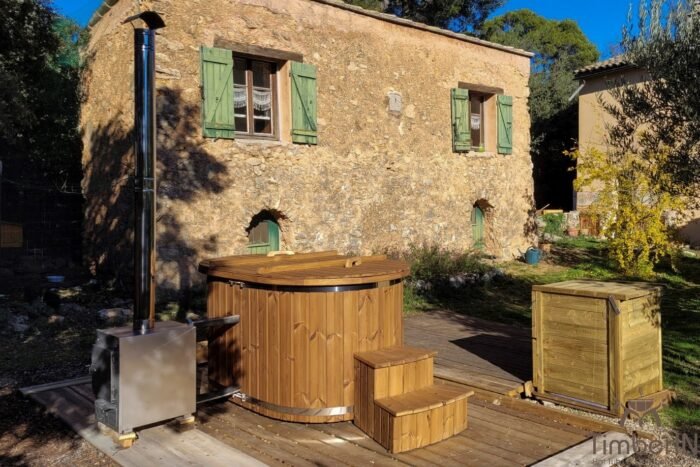 Bain nordique TimberIN — projet de René à SAINT-MARC-JAUMEGARDE, France