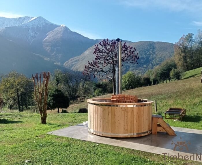 Bain nordique TimberIN — projet de Stéphane à Séchilienne, France