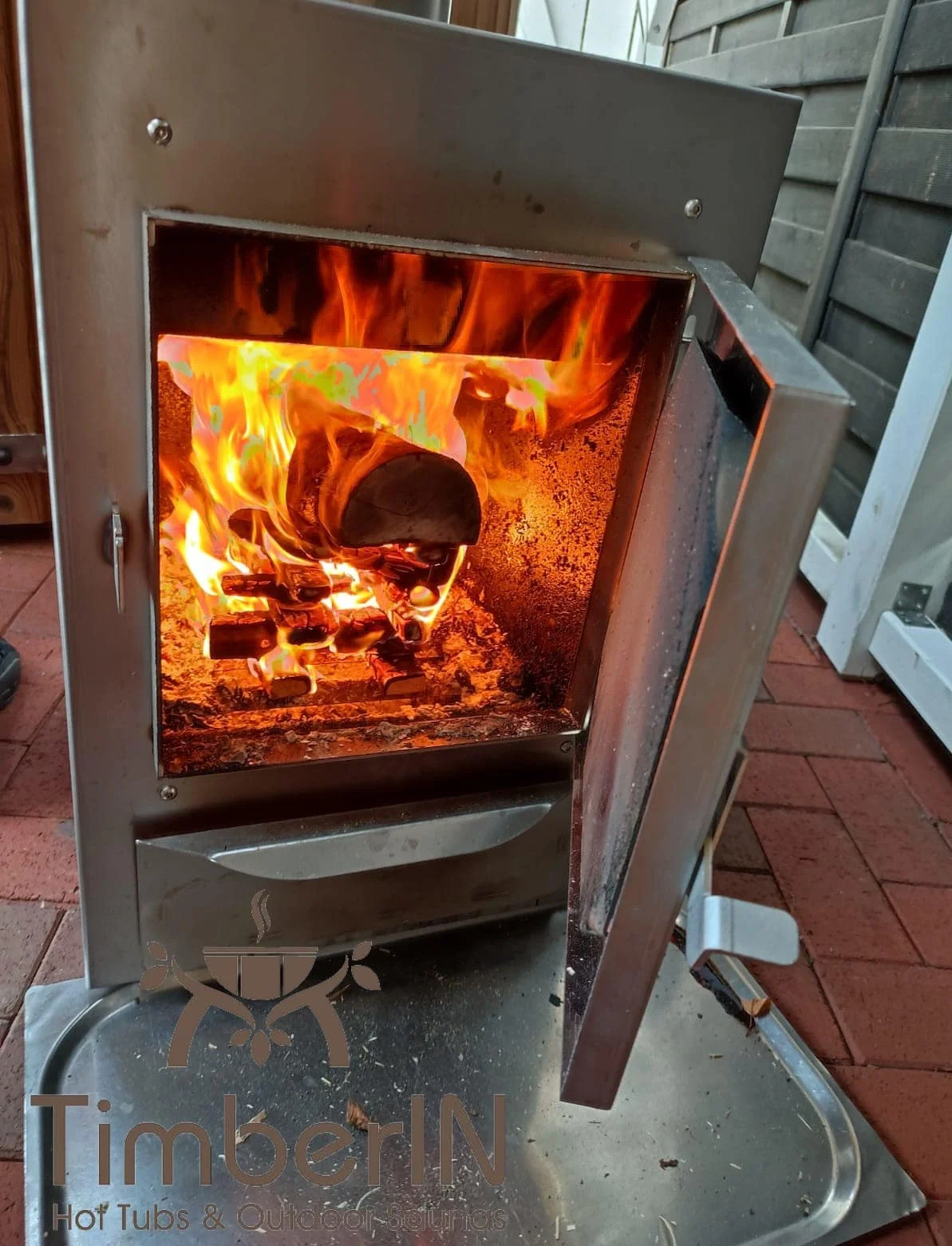 Bain nordique chauffé au bois