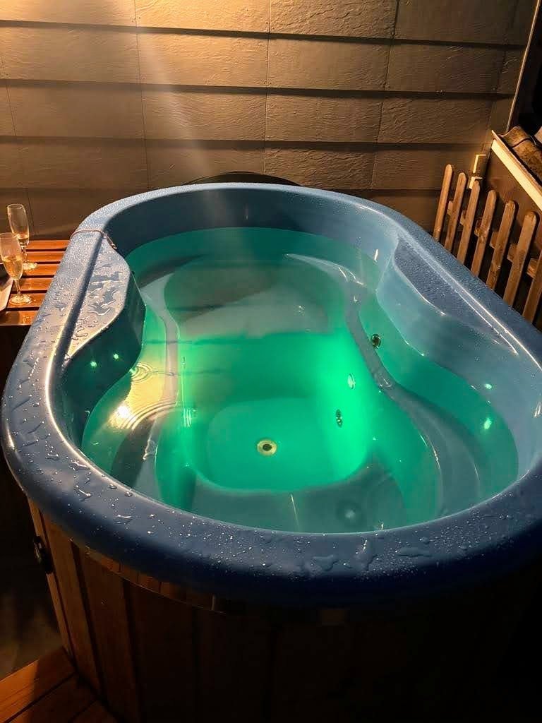 Bain nordique 2 personnes 1 Bain nordique ovale avec assises moulées